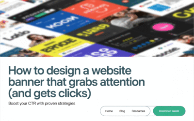 How to Design a Website Banner That Grabs Attention (and Gets Clicks)