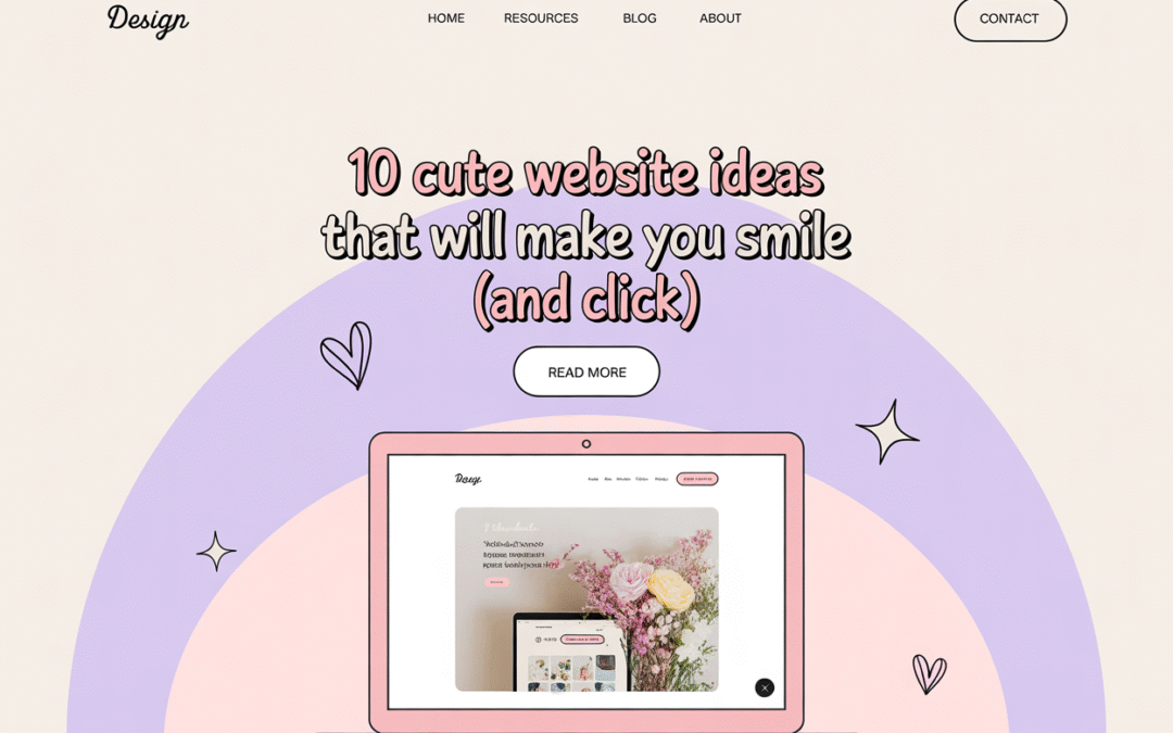 10 Cute Website Ideas That Will Make You Smile (and Click!)
