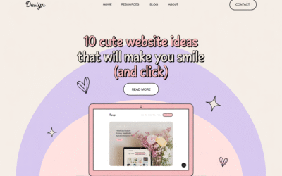 10 Cute Website Ideas That Will Make You Smile (and Click!)