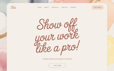 Show Off Your Work Like a Pro! : Portfolio Website Design Inspiration for Mompreneurs