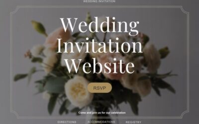 What to Say on Your Wedding Invitation Website: Wording & Layout Ideas That Wow