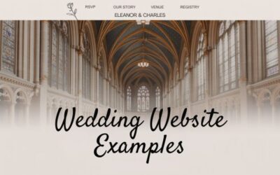 Wedding Website Examples and Design Tips