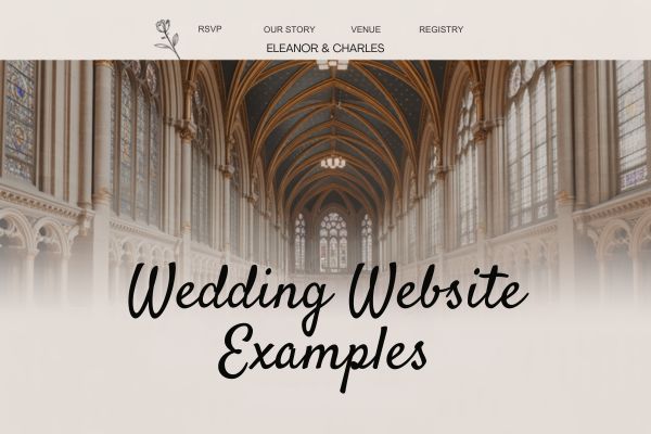 Wedding Website Examples and Design Tips